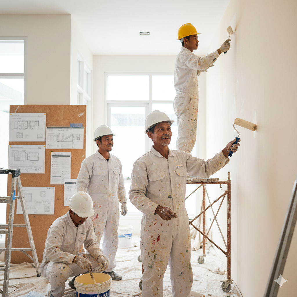 Berapa Biaya Jasa Tukang Cat Berpengalaman? Memahami Struktur Harga