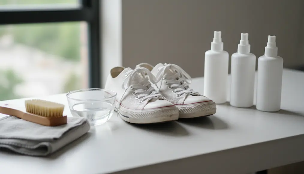 Persiapan Awal Sebelum Membersihkan Sepatu Putih