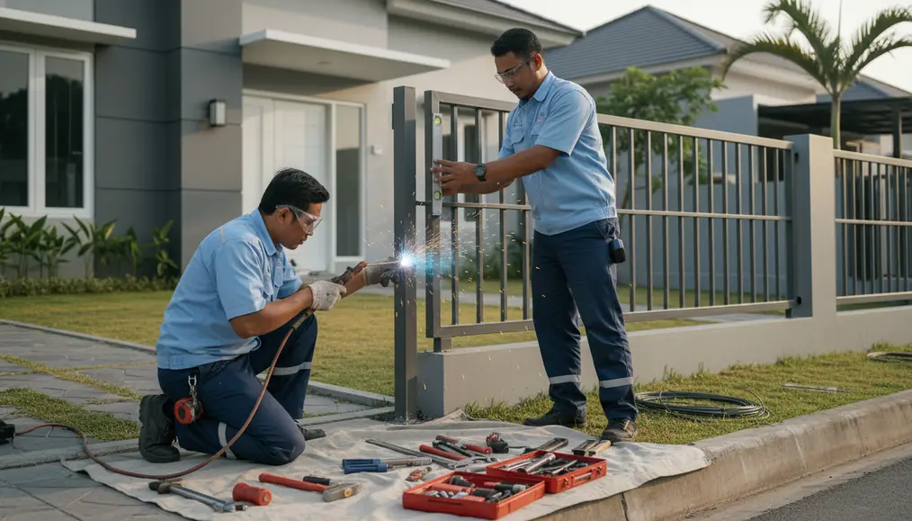 Proses Pembuatan Pagar yang Efisien oleh Jasa Berpengalaman