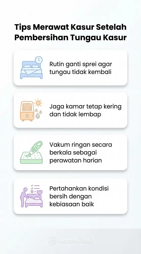 Tips Merawat Kasur Setelah Pembersihan Tungau Kasur