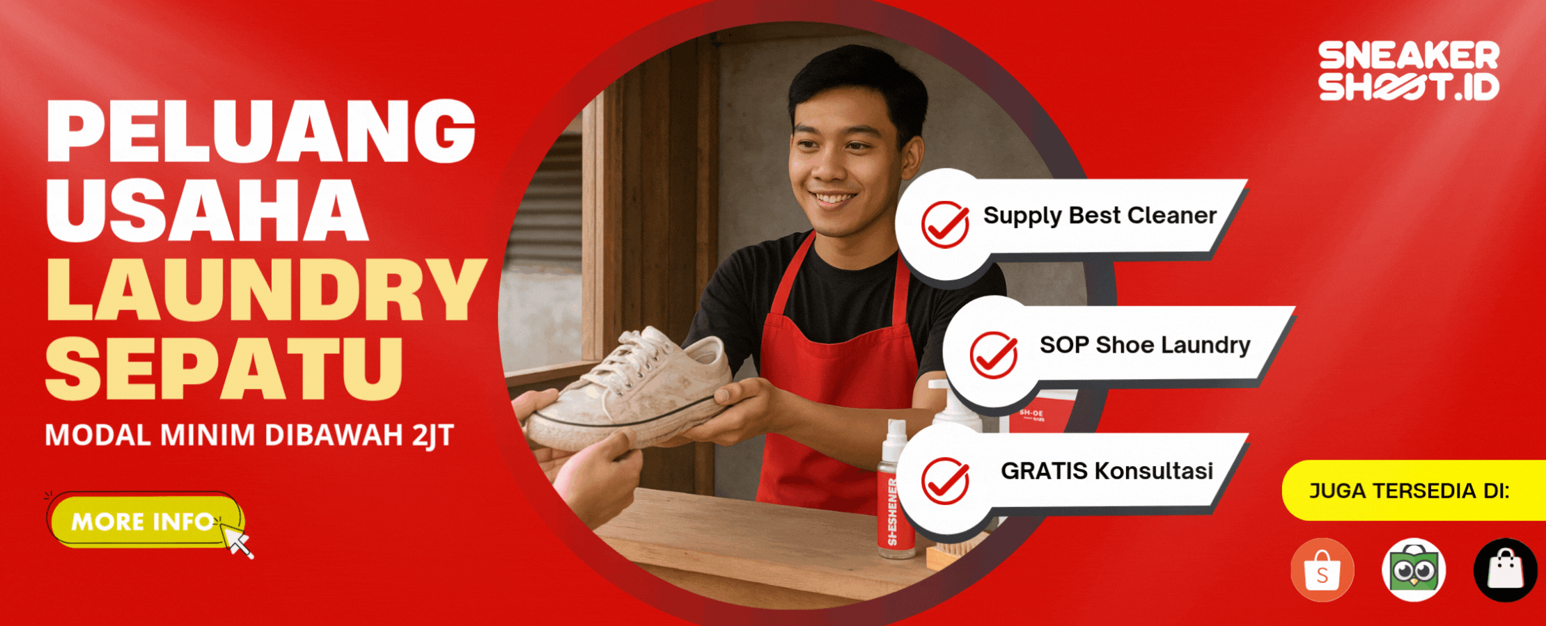 Peluang Usaha Laundry Sepatu di Sneakershoot.id