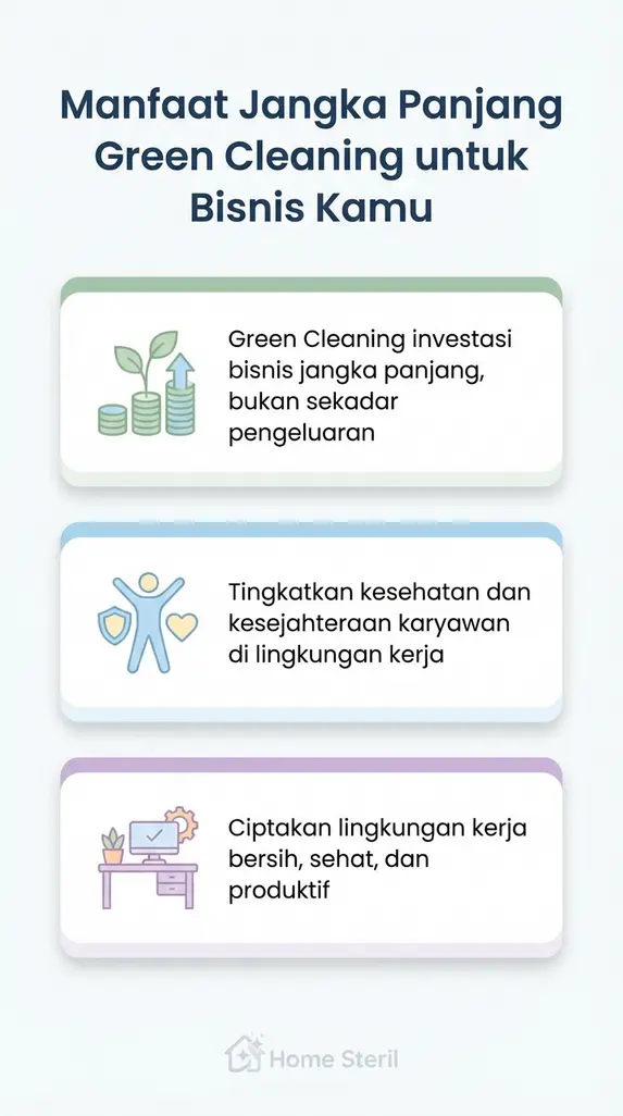 Manfaat Jangka Panjang Green Cleaning untuk Bisnis Kamu