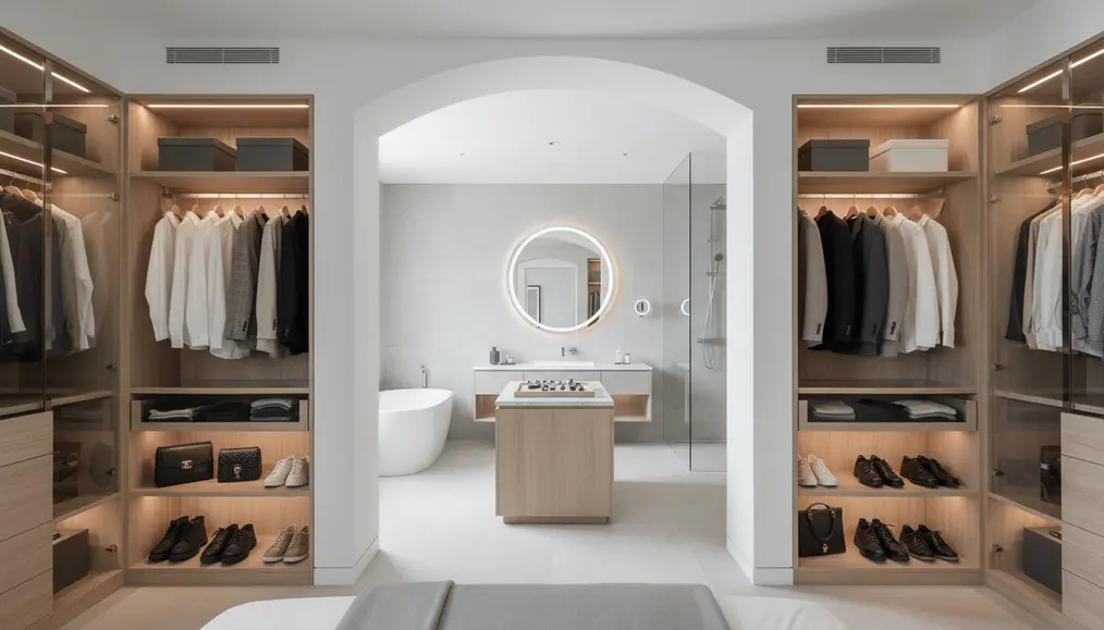 Memaksimalkan Fungsi dan Estetika: Walk-in Closet & Kamar Mandi Dalam