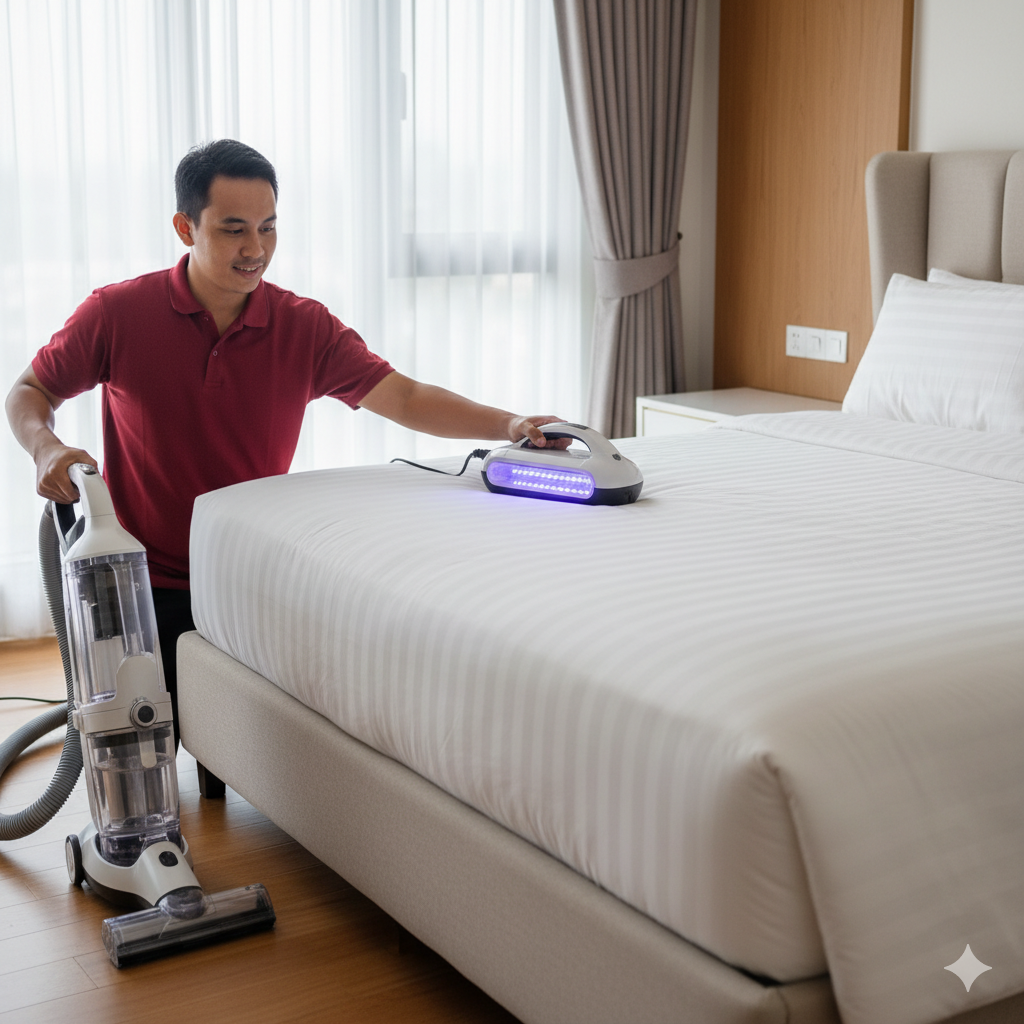 Solusi Teknis Home Steril: Wet Vacuuming dan Sterilisasi UV