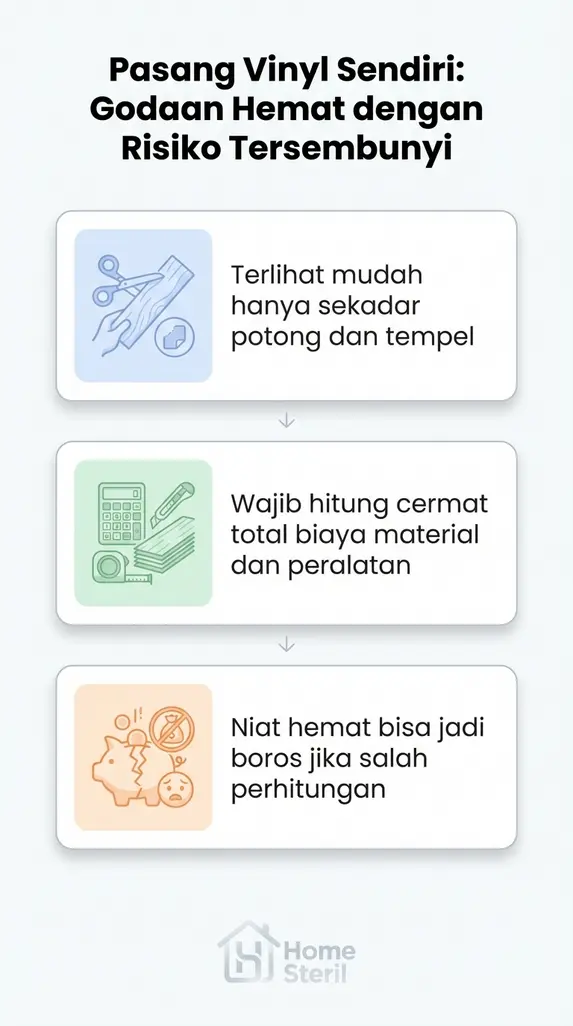 Pasang Vinyl Sendiri: Godaan Hemat dengan Risiko Tersembunyi