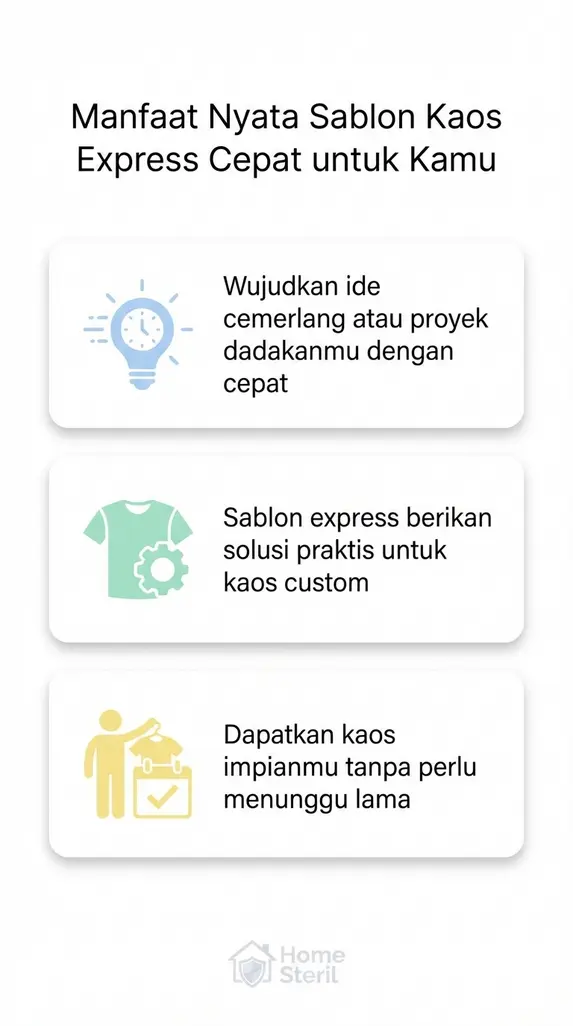 Manfaat Nyata Sablon Kaos Express Cepat untuk Kamu
