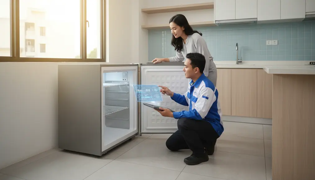 Proses Kerja Service Freezer Box Surabaya di Home Steril