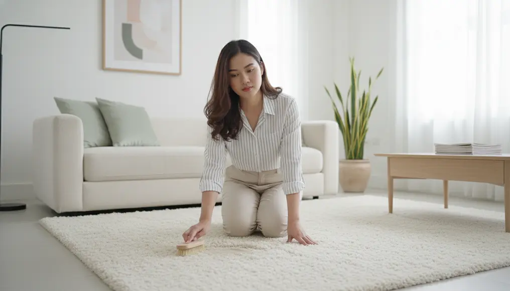 Mengatasi Karpet yang "Mendatar" (Crushing) Agar Kembali Mengembang