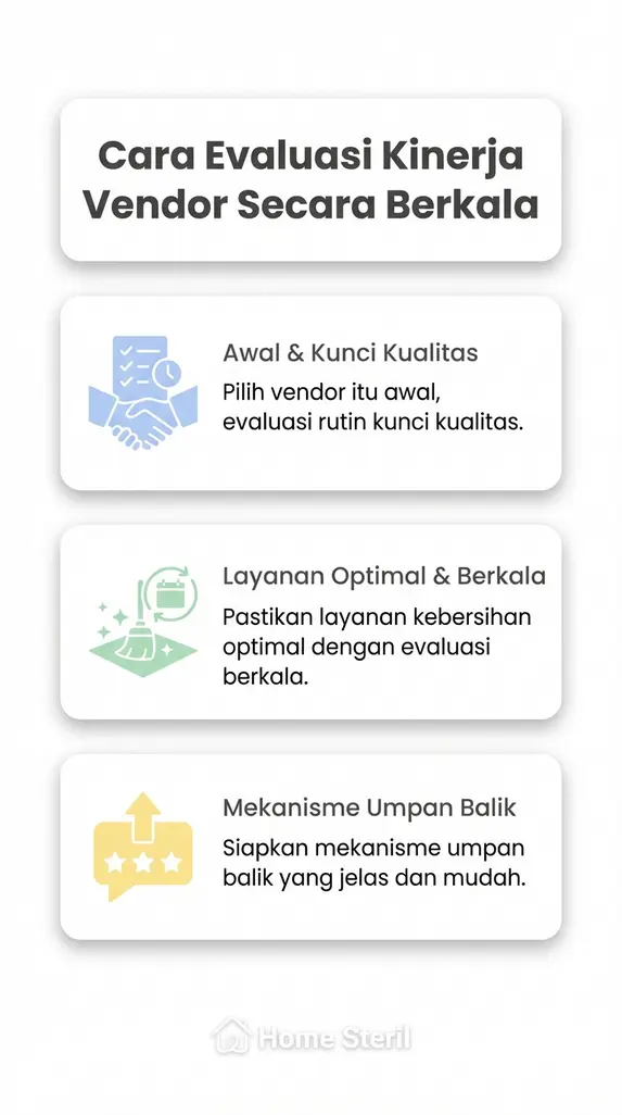 Cara Evaluasi Kinerja Vendor Secara Berkala