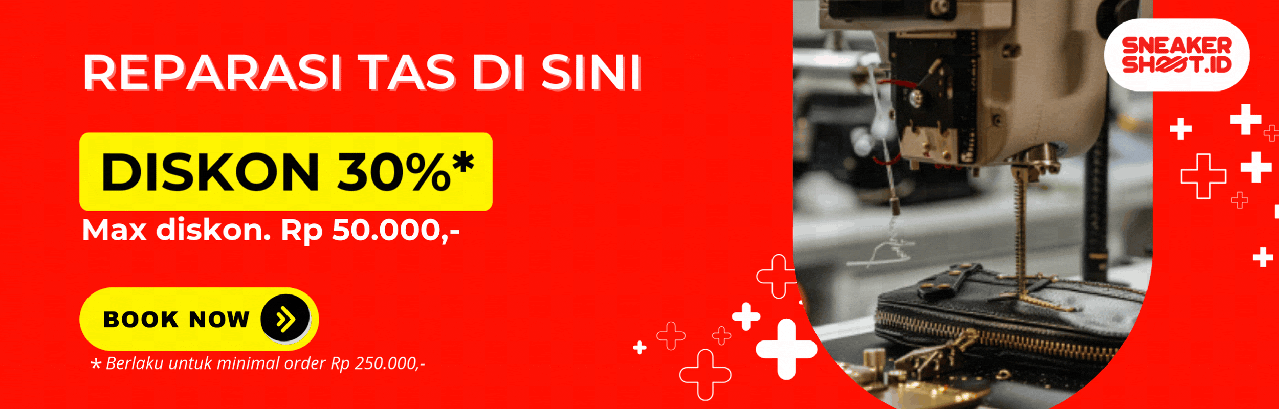 reparasi tas disc 30%