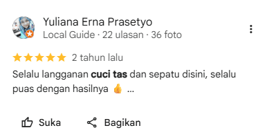 Ulasan Pelanggan: Bukti Kualitas Jasa Perawatan Tas Sneakershoot.id