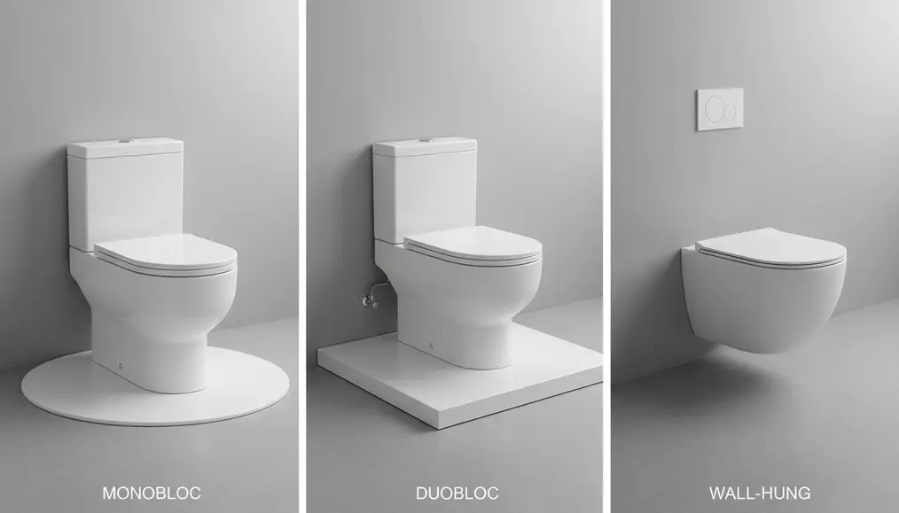 Perbandingan Mendalam: Monoblok, Duoblok, dan Wall Hung