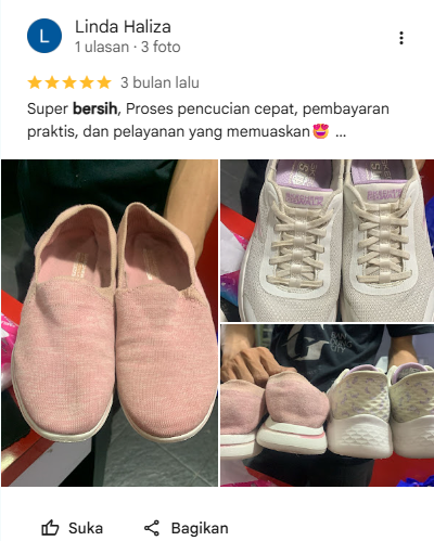 Ulasan Pengguna Shoe Cleaning Kit Sneakershoot dari Jakarta Selatan