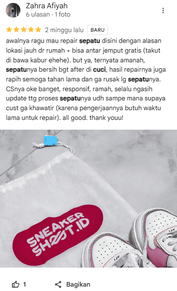 Review Produk Sabun Sepatu