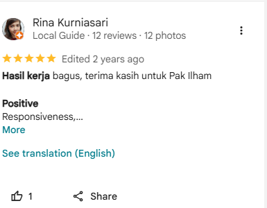 review pelanggan jasa reparasi kulkas