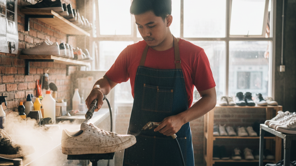 Laundry Sepatu Berpengalaman Selalu Mengutamakan SOP yang Jelas