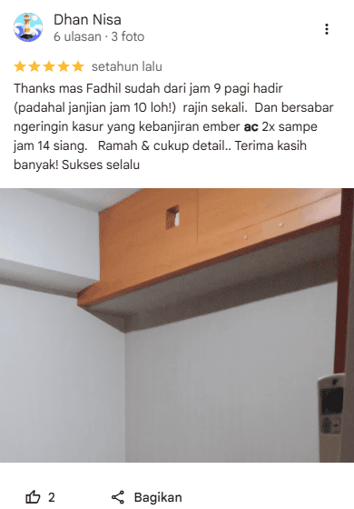 Apa Kata Pelanggan Home Steril Setelah Cuci AC?