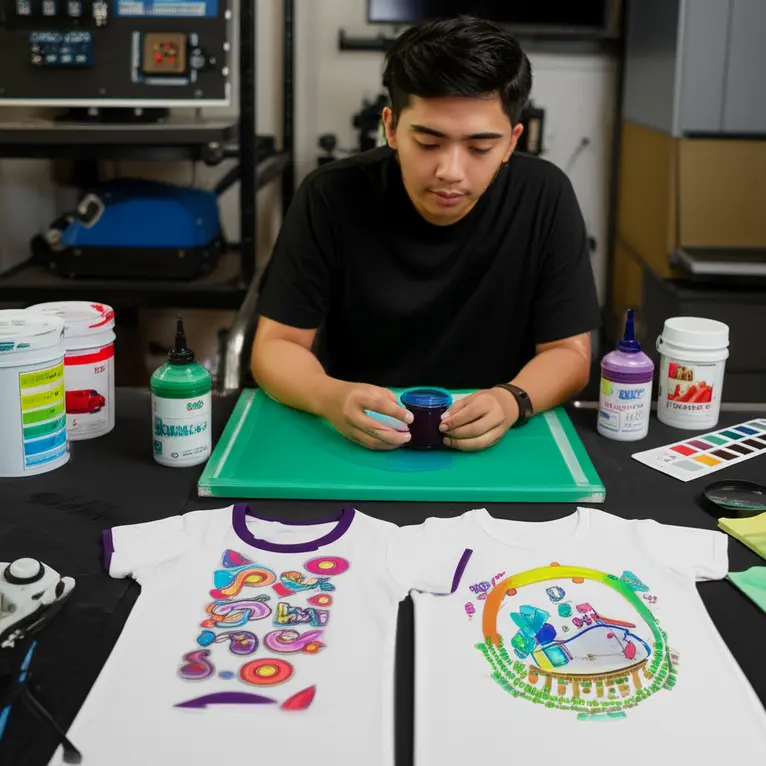 Rahasia Sablon Kaos Anak Tahan Lama & Aman: Pilih Tinta Non-Toxic dan Anti-Luntur untuk Bisnismu!
