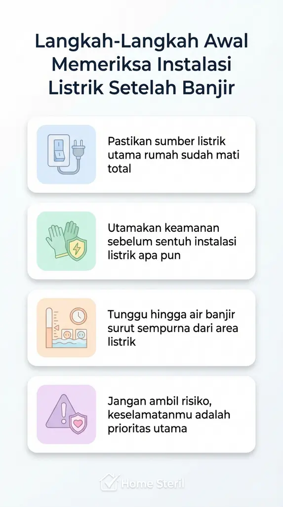 Langkah-Langkah Awal Memeriksa Instalasi Listrik Setelah Banjir