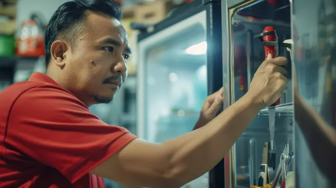Penampung Air Penuh atau Rusak: Sumber Tersembunyi Kulkas Bocor