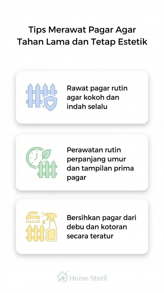 Tips Merawat Pagar Agar Tahan Lama dan Tetap Estetik