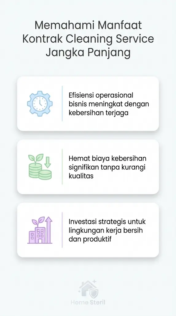 Memahami Manfaat Kontrak Cleaning Service Jangka Panjang