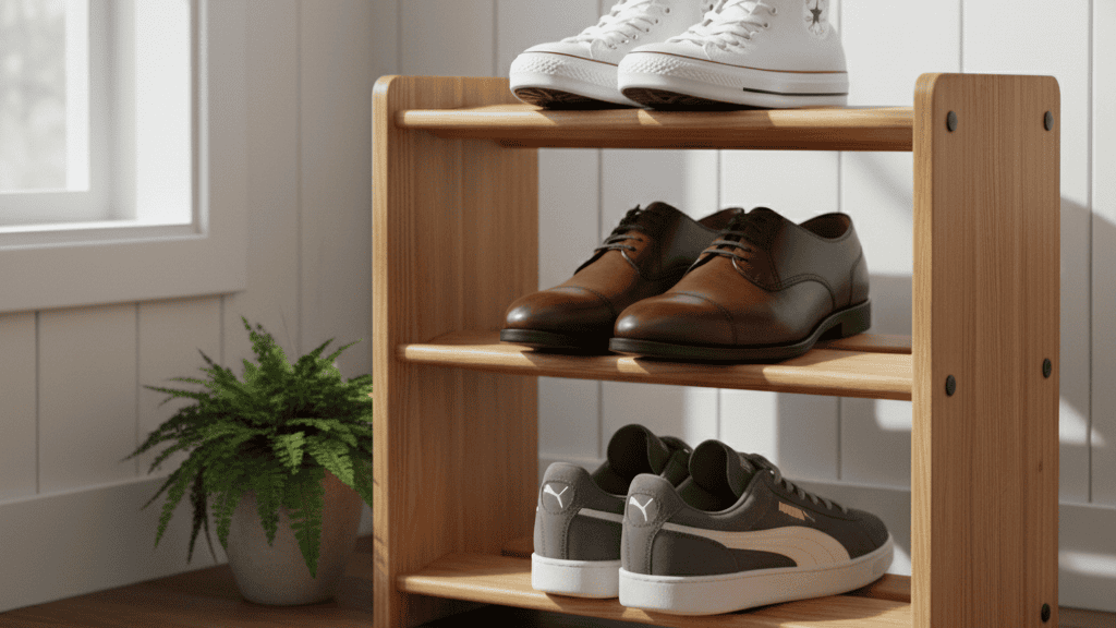 Simpan Sepatu dengan Benar