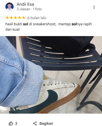 Testimoni Pelanggan Setia Sneakershoot