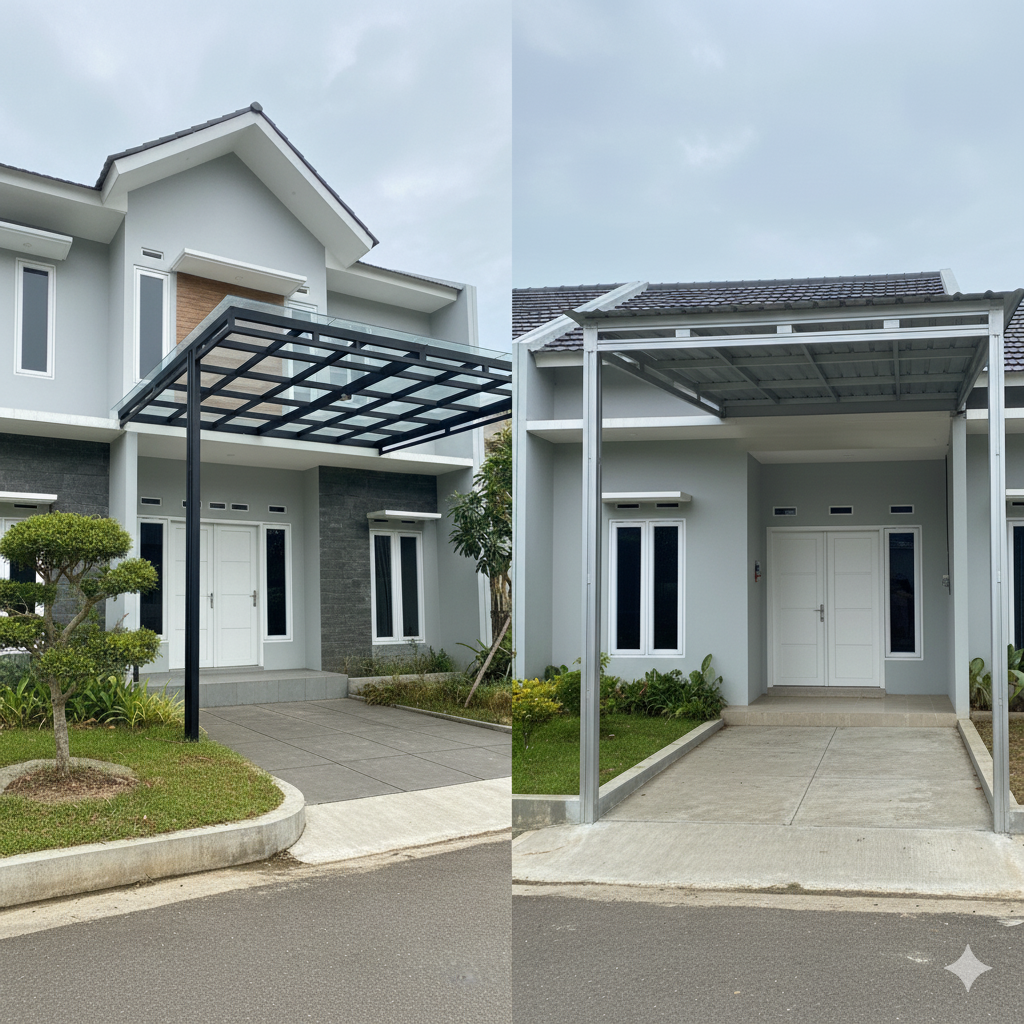 Ukuran dan Desain Kanopi: Makin Luas, Makin Mahal?