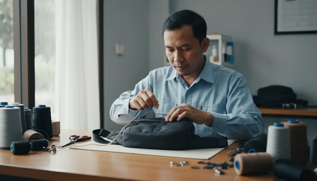 Solusi Perbaikan Tali Tas Waist Bag yang Patah/Rusak