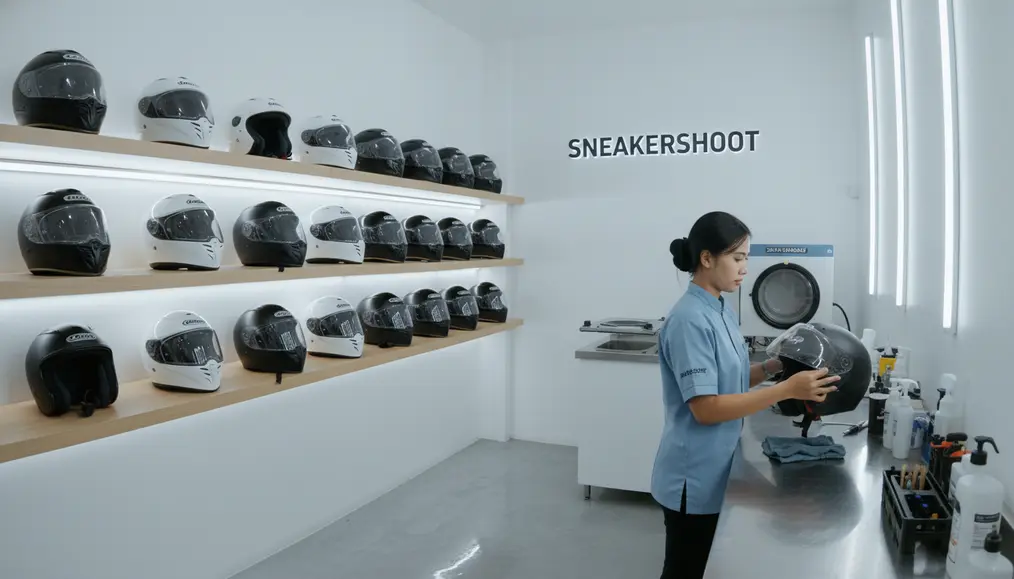 Mengapa kamu harus memilih jasa Cuci Helm di Sneakershoot?