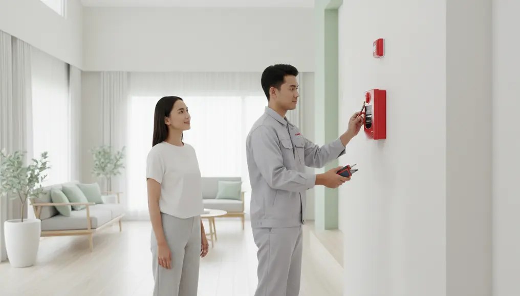 Jasa Pemasangan dan Perawatan Fire Alarm Manual Call Point dan Sounder/Strobe