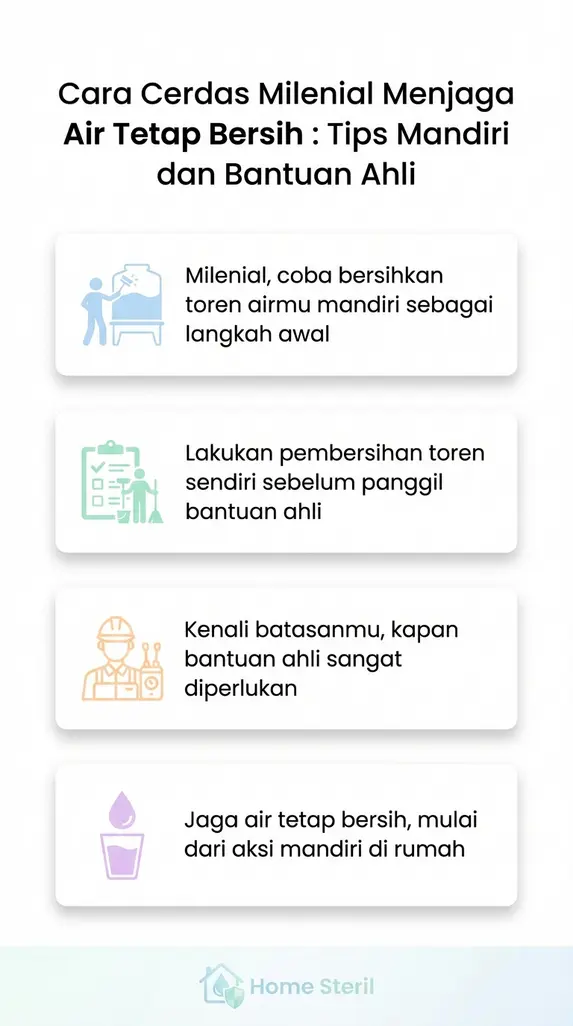 Cara Cerdas Milenial Menjaga Air Tetap Bersih : Tips Mandiri dan Bantuan Ahli