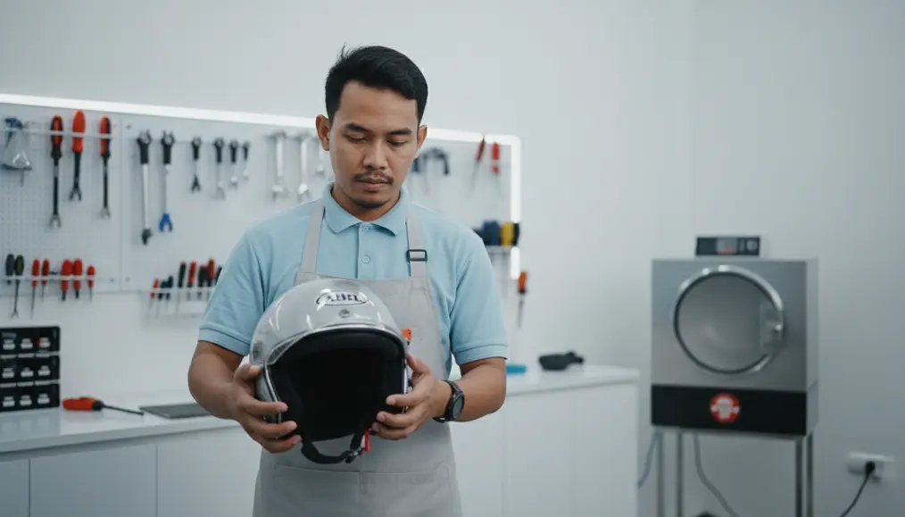 Mengapa kamu harus memilih jasa Cuci Helm di Sneakershoot?