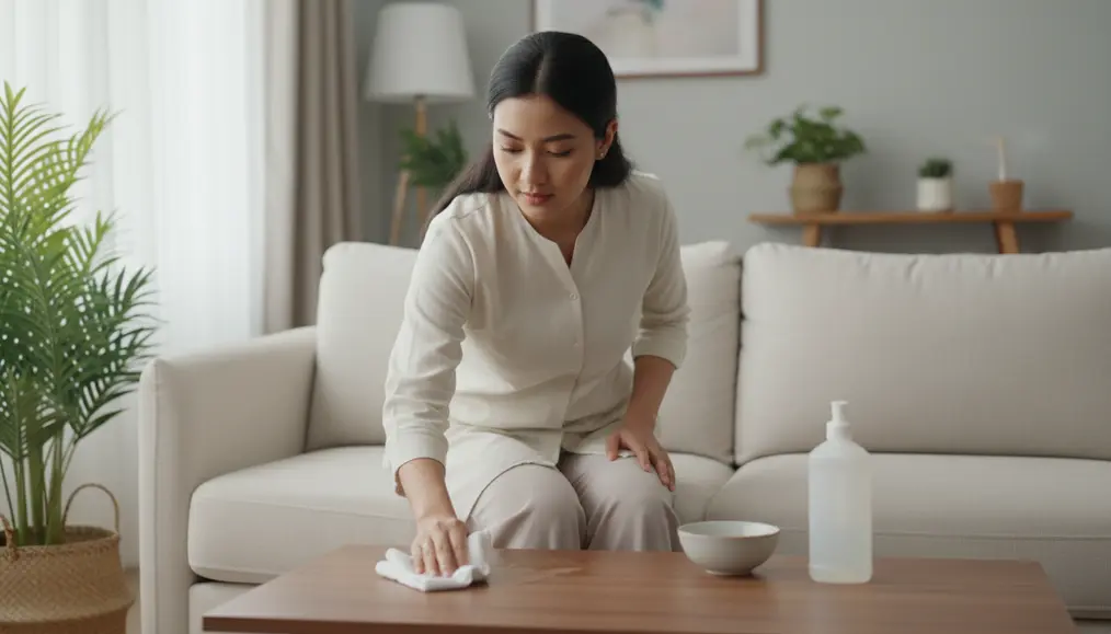 Persiapan Awal: Kunci Keberhasilan Menghilangkan Noda Cairan Berminyak