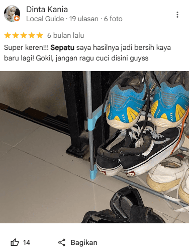 Rating Produk Sneakershoot Terkait Cleaner Foam