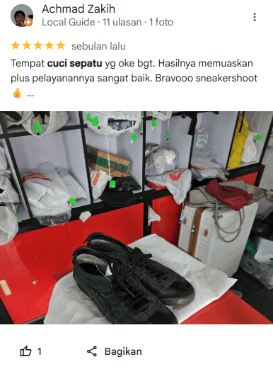 Pengalaman Pengguna Pembersih sepatu Jakarta Utara