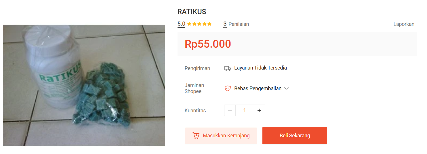 5. Ratikus (Umpan Rodentisida Antikoagulan)