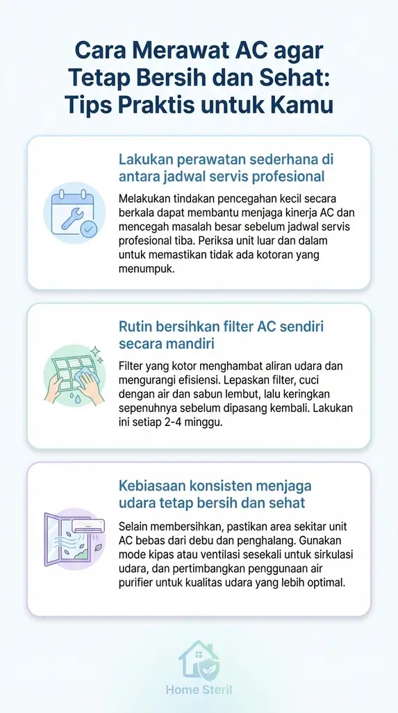 Cara Merawat AC agar Tetap Bersih dan Sehat: Tips Praktis untuk Kamu