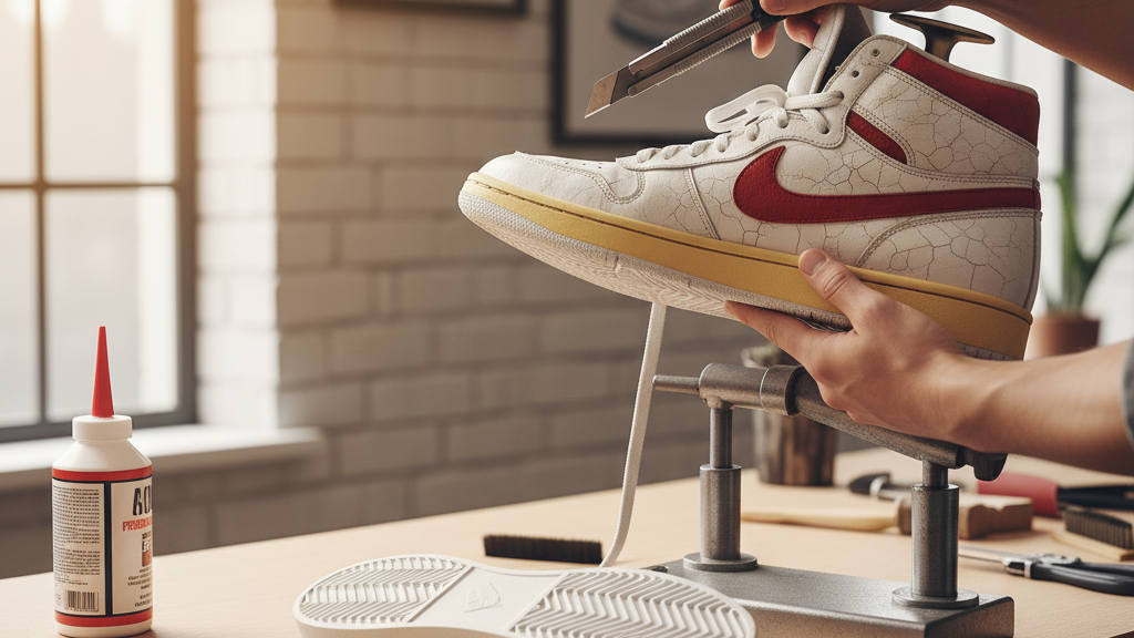 Tips dan Trik Tambahan untuk Repaint Sepatu Kulit Sintetis