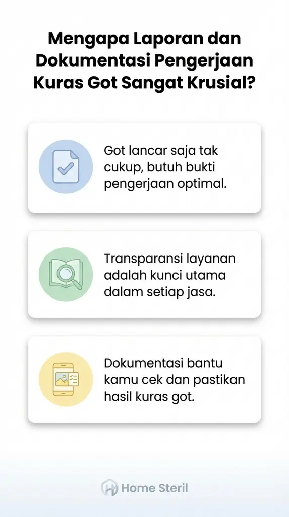 Mengapa Laporan dan Dokumentasi Pengerjaan Kuras Got Sangat Krusial?