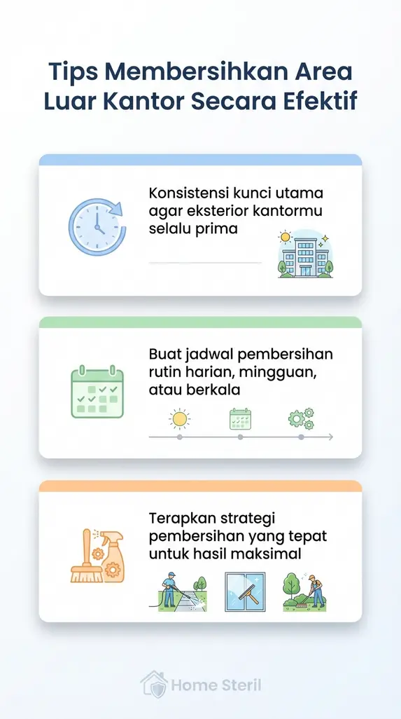Tips Membersihkan Area Luar Kantor Secara Efektif