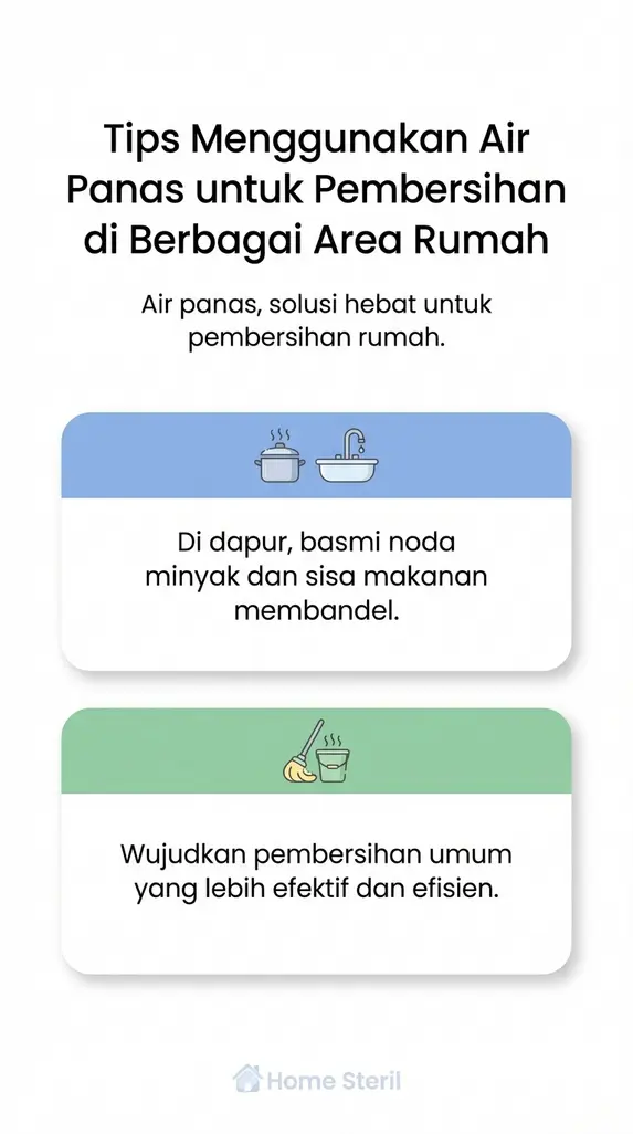 Tips Menggunakan Air Panas untuk Pembersihan di Berbagai Area Rumah