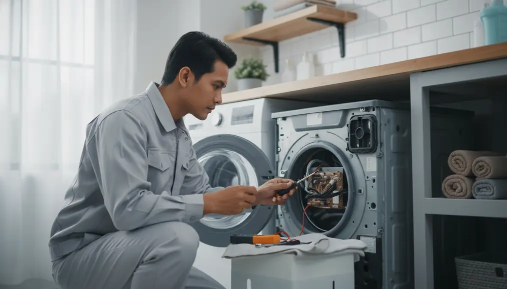 Mengapa kamu harus memilih jasa **Bersihkan Mesin Cuci Front Loading** di Home Steril?