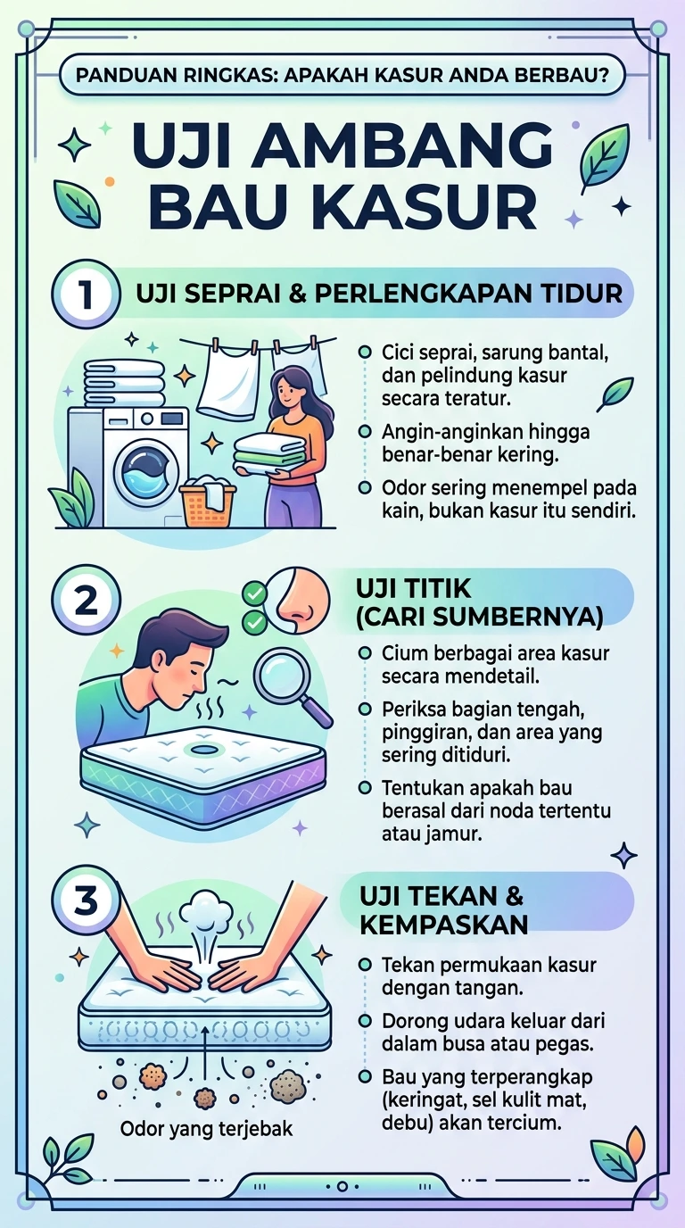 Infografik : Uji Ambang Bau Kasur