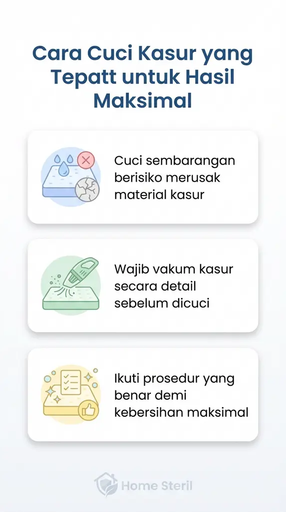 Cara Cuci Kasur yang Tepat untuk Hasil Maksimal