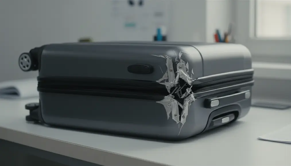 Kerangka Koper Retak atau Patah: Tanda Fatal Koper Rusak Total