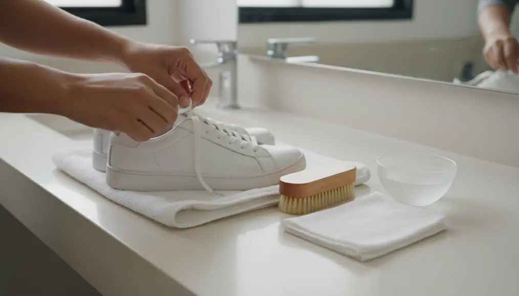 Persiapan Awal Merawat Sepatu Putih: Fondasi Kebersihan Optimal