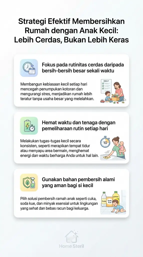 Strategi Efektif Membersihkan Rumah dengan Anak Kecil: Lebih Cerdas, Bukan Lebih Keras