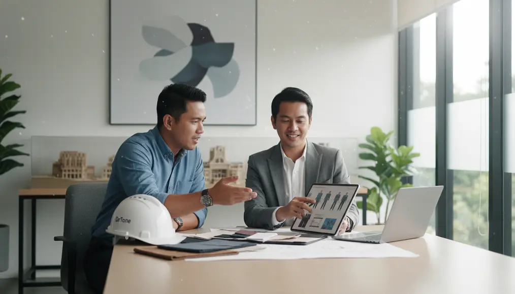 Proses Pemesanan Baju Satuan Custom untuk Pekerja Konstruksi di Dr.Tone